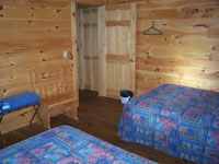 Log Cabin Rental Photos - Bathroom/Shower - Maine Whitewater